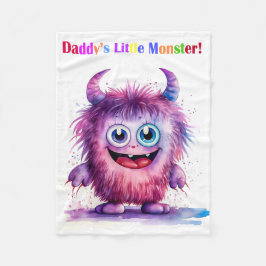 Kleine Monster-Serie Fleecedecke