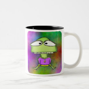 Kleine Monster-Tasse Zweifarbige Tasse