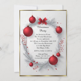 Kleine Monster Weihnachten sehr schönes Party 2 Einladung