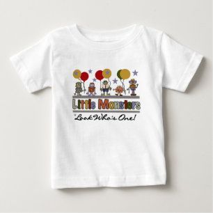 Kleine Monster zum ersten Geburtstag Baby T-shirt