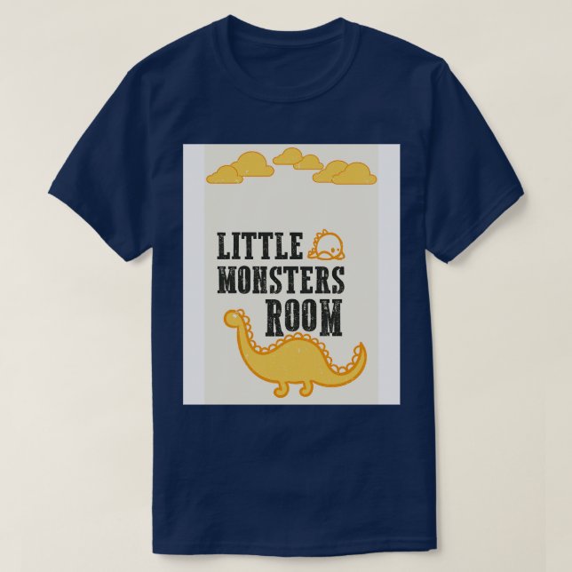 Kleine Monsterzimmer T-Shirt (Design vorne)