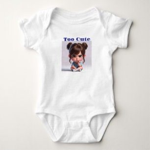 Kleine Mood Baby Bodysuit - Niedliche Grumpiness. Strampler