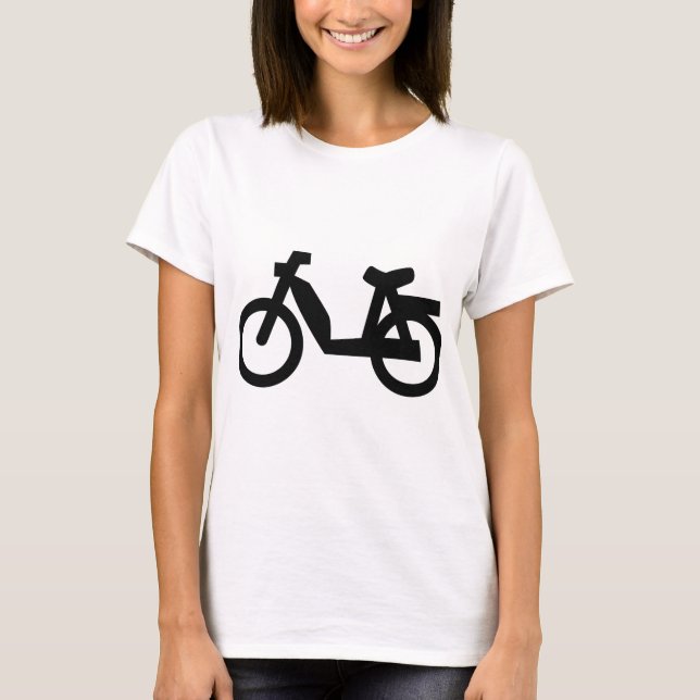 kleine Mopedikone T-Shirt (Vorderseite)