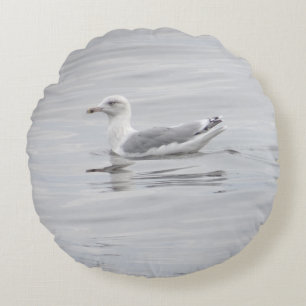 Kleine Möwe Rundes Kissen