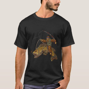 Kleine-Mund-Byss-Angler Bigfoot-Angler T-Shirt
