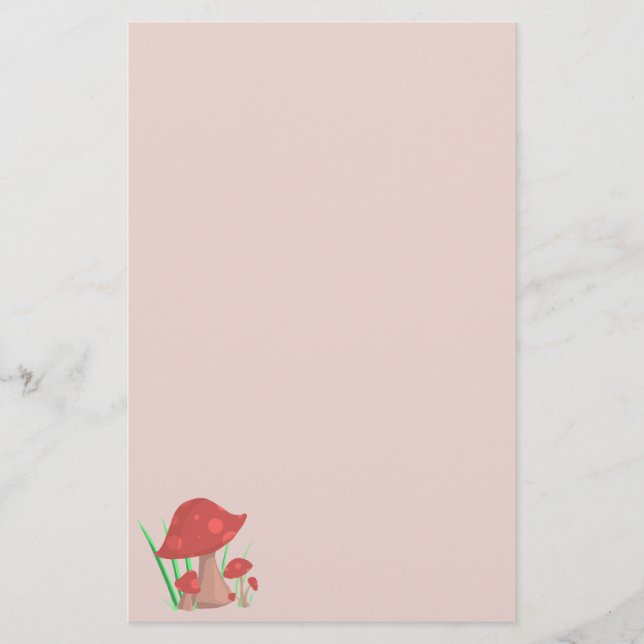 Kleine Mushien Briefpapier (Vorderseite)