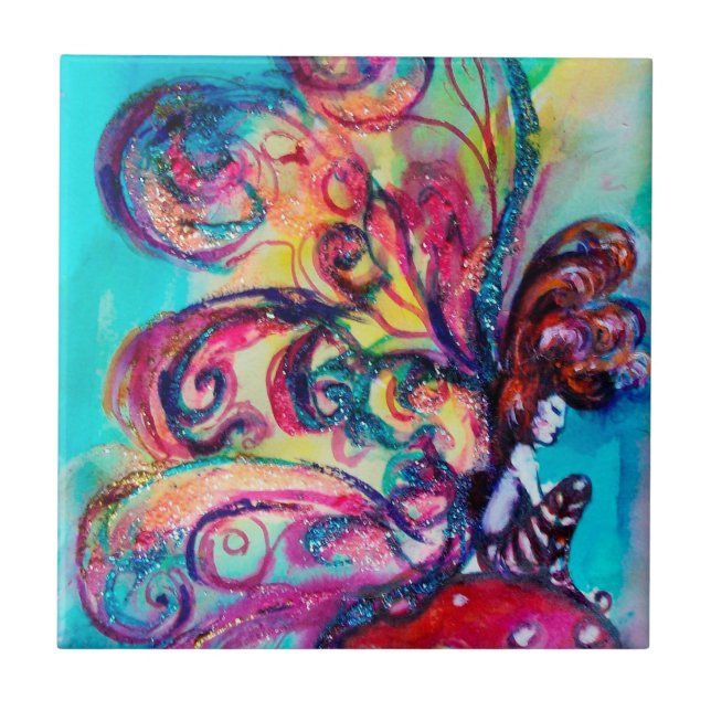 KLEINE MUSHÖMCHEN FLIESE (Vorderseite)