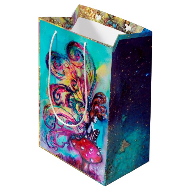 KLEINE MUSHÖMCHEN MITTLERE GESCHENKTÜTE (Rückseite Schrägansicht)