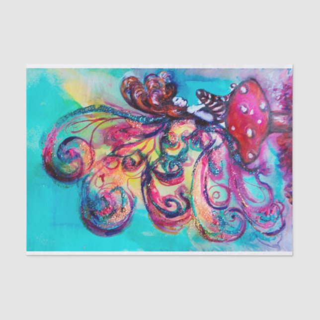 KLEINE MUSHÖMCHEN SEIDENPAPIER (Vorderseite)