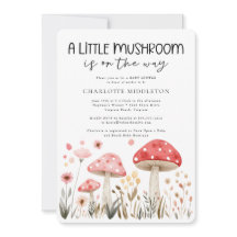 Kleine Mushrooms Wildblume Kinderdusche