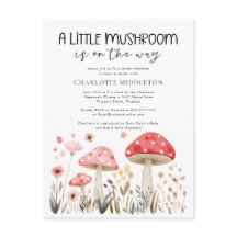 Kleine Mushrooms Wildblume Kinderdusche