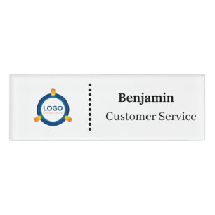 Kleine Namensschild-Magnete mit individuellem Logo Namenschild