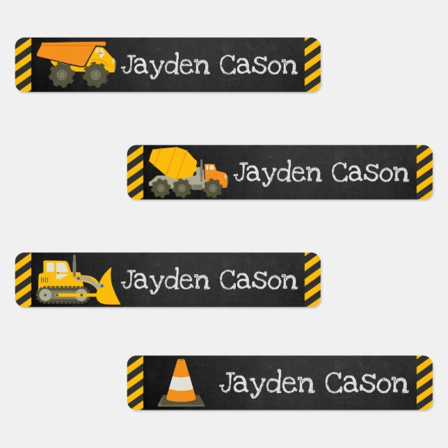 Kleine Namensschilder für Kinder - Kleidungsmateri Etiketten (Gruppe)