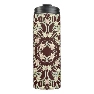 Kleine Narzisse, Jugendstil Quadrat. Thermosbecher