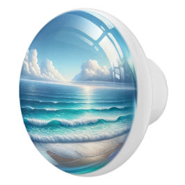 Kleine Nautik - Keramik-Schubknöpfe für den Ozean Keramikknauf