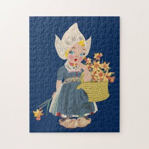 KLEINE NIEDERLÄNDISCHE MÄDCHEN ART JIGSAW PUZZLE