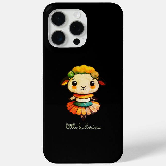 Kleine Niedliche Ballerina Sheep Case-Mate iPhone Hülle (Rückseite)
