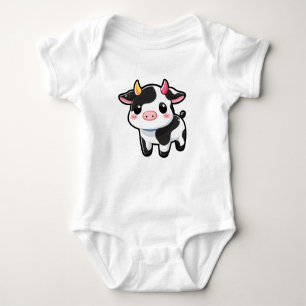 Kleine Niedliche Kuh Baby Strampler
