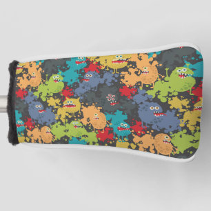 Kleine niedliche lustige Monster Golf Headcover