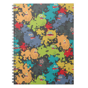 Kleine niedliche lustige Monster Notizblock