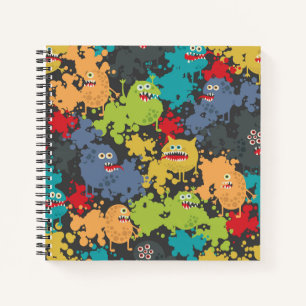 Kleine niedliche lustige Monster Notizbuch