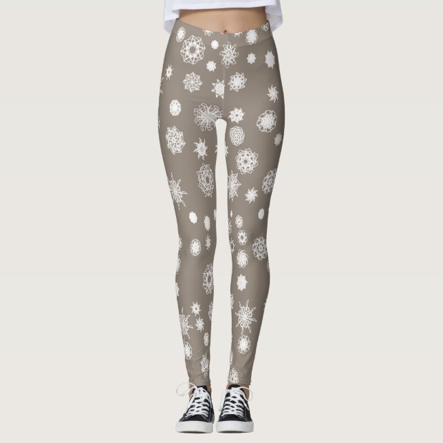 kleine niedliche Sterne Mandala multimodal geometr Leggings (Vorderseite)