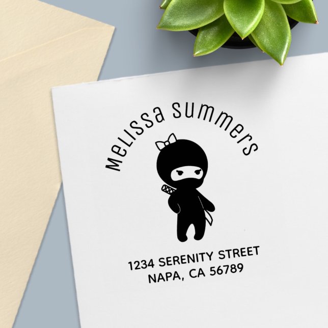 Kleine Ninja-Mädchen-Arch-Adresse Permastempel (Von Creator hochgeladen)