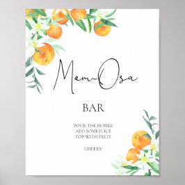 Kleine Orangen \ Mama-Osa-Bar Poster