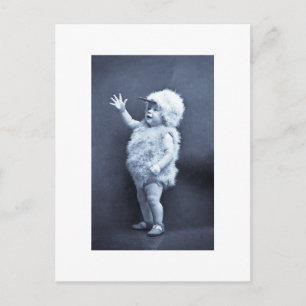 Kleine Osterente Vintag Feiertagspostkarte