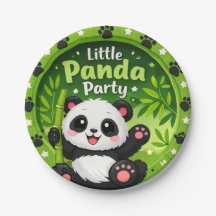 Kleine Panda-Party-Papierteller