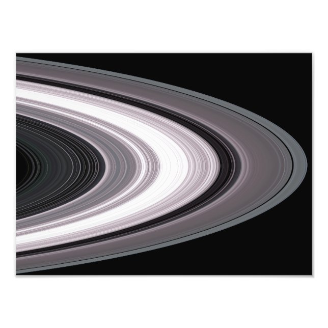 Kleine Partikel in SaturnÃ, aber Â Â ½s Rings Fotodruck (Vorne)