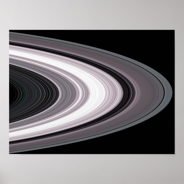 Kleine Partikel in SaturnÃ, aber Â Â ½s Rings Poster (Vorne)