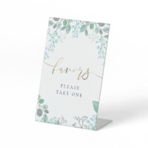 kleine pastellblaue Blüten bevorzugen das Schild f