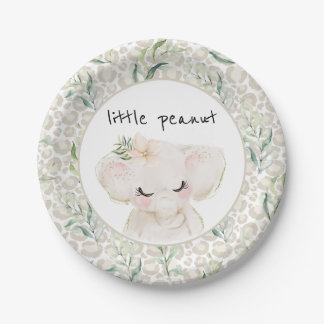 Kleine Peanut Elephant Baby Dusche Teller