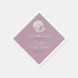Kleine Pearl Baby Dusche Serviette