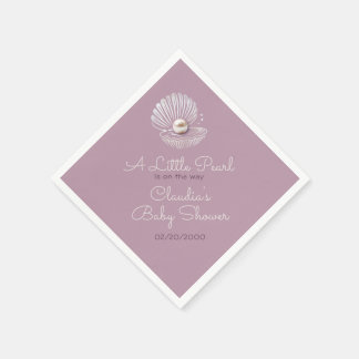 Kleine Pearl Baby Dusche Serviette
