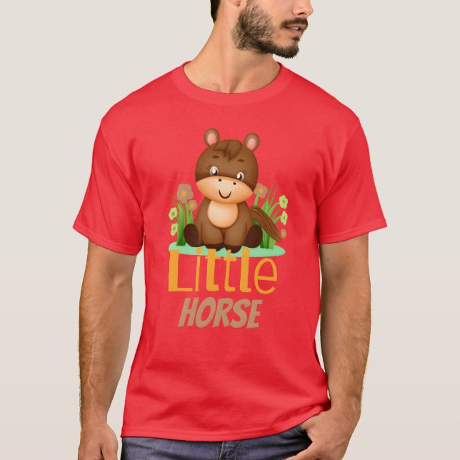 Kleine Pferdefreunde T-Shirt (Vorderseite)
