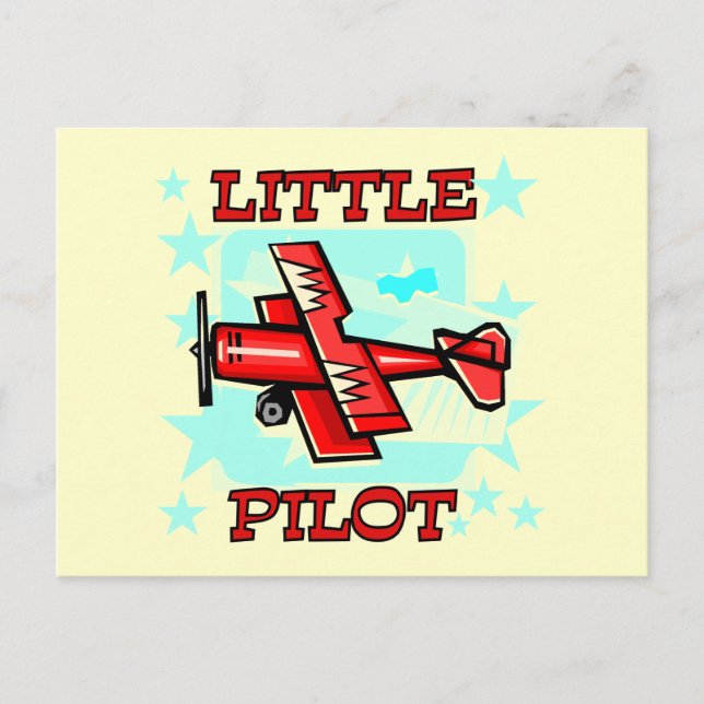 Kleine Pilot-Trikots und Geschenke Postkarte (Vorderseite)