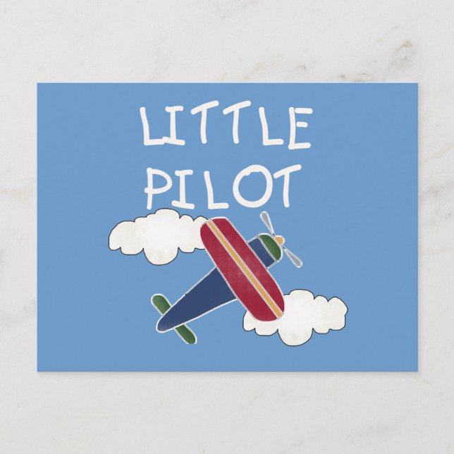 Kleine Pilot-Trikots und Geschenke Postkarte (Vorderseite)