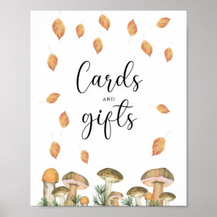 kleine Pilze - Karten und Geschenke Baby Shower Poster