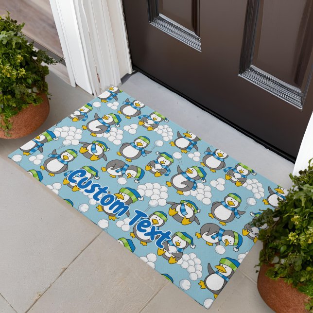 Kleine Pinguine Background Doormat Fußmatte (Von Creator hochgeladen)