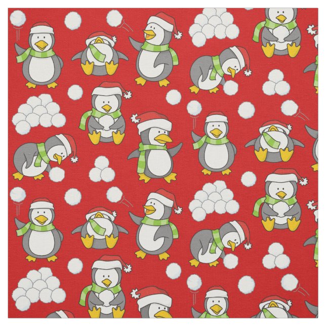 Kleine Pinguine Patterns Stoff (Muster)