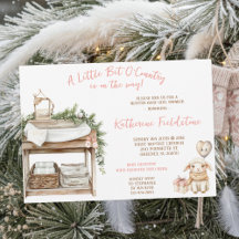 Kleine Portion Land-Winter-Boho-Baby-Mädchen-Party