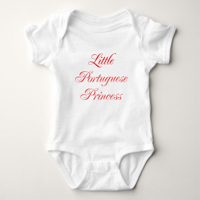 Kleine Portugiesische Prinzessin Baby Strampler (Vorderseite)