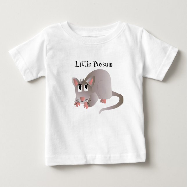 Kleine Possum Baby T-shirt (Vorderseite)