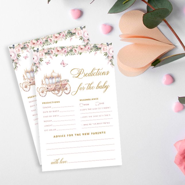 Kleine Princess Baby Dusche Vorhersagen und Ratsch (Von Creator hochgeladen)