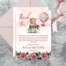 Kleine Princess Bear Girl Babydusche