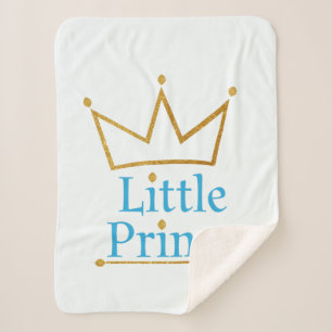 Kleine Prinz-Babydecke Sherpadecke