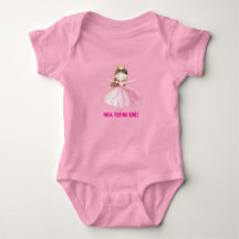 Kleine Prinzessin 1. Geburtstag Baby Body Mädchen