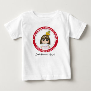 Kleine Prinzessin Ai Ai Baby Feinripp T-Shirt